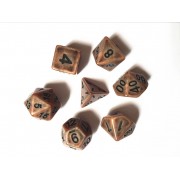 Copper Ancient dice set