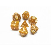 Golden Pearl dice set