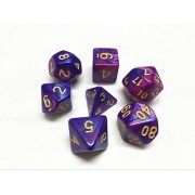 (Purple+Blue)   Blend color dice set