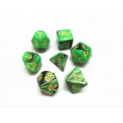 (Green+Black)   Blend color dice set