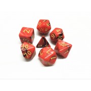 (Red+Black) Blend color dice set