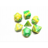 (Green+yellow)  Blend color dice set